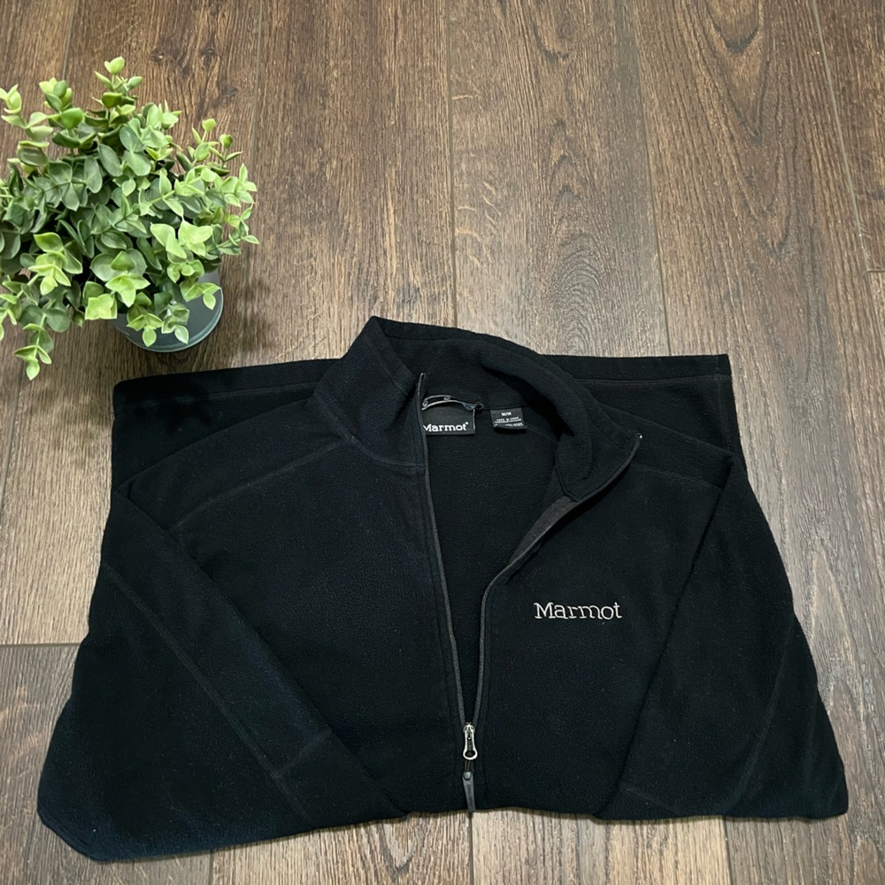 Marmot Men’s Black Fleece Pullover Jacket